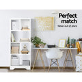 Artiss 6 Tier Bookshelf White Bookcase Storage Shelves