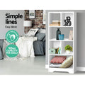 Artiss 6 Tier Bookshelf White Bookcase Storage Shelves