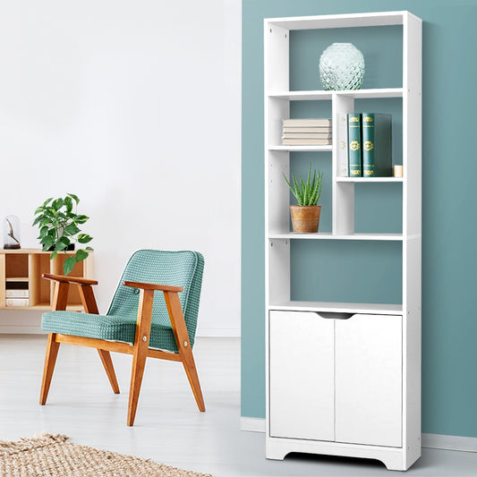 Artiss Bookshelf Display Book Cube Shelves Storage Cabinet Bookcase White GINA