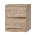 Artiss Bedside Table 2 Drawers Oak