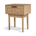 Artiss Rattan Bedside Table with Drawers Nightstand
