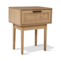 Artiss Rattan Bedside Table with Drawers Nightstand