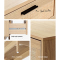 Artiss 6 Drawer Chest Oak Wood Storage Cabinet