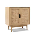 Artiss Rattan Buffet Sideboard 2 Door Oak