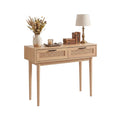 Artiss Console Table 2 Rattan Drawers