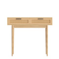 Artiss Console Table Rattan 2 Drawers