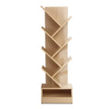 Artiss Tree Bookshelf 7 Tier ECHO Oak Wooden Display Unit