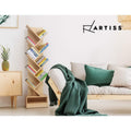 Artiss 9 Tier Tree Bookshelf Oak Storage Rack Display