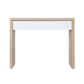 Artiss Console Table Storage Drawer White Pine