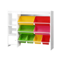 Keezi Kids Toy Box 8 Bins Bookshelf Storage Organiser Display Rack