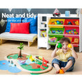 Keezi Kids Toy Box 8 Bins Bookshelf Storage Organiser Display Rack