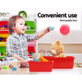 Keezi Kids Toy Box 8 Bins Bookshelf Storage Organiser Display Rack