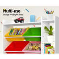 Keezi Kids Toy Box 8 Bins Bookshelf Storage Organiser Display Rack