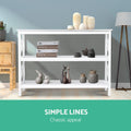 Artiss Console Table 3 Tier White Polly Storage