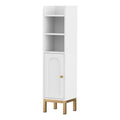 Artiss Bathroom Storage Cabinet White Corner Toilet Organizer Shelf Door