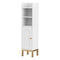Artiss Bathroom Storage Cabinet White Corner Toilet Organizer Shelf Door