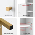 Artiss Bathroom Storage Cabinet White Corner Toilet Organizer Shelf Door