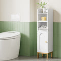 Artiss Bathroom Storage Cabinet White Corner Toilet Organizer Shelf Door