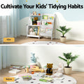 Keezi 3-Tier Kids Bookshelf Toy Storage Organizer Display Rack