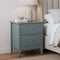 Artiss Bedside Table 2 Drawer Green Nightstand Storage Cabinet