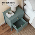 Artiss 2X Bedside Table 2 Drawers Bedroom Storage Nightstand Green