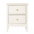 Artiss 2x Bedside Table 2 Drawers Bedroom Storage Nightstand White