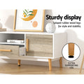Artiss TV Cabinet 120cm Entertainment Unit White Wood