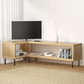 Artiss Corner TV Cabinet Entertainment Unit Storage Shelf