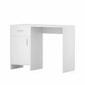 Artiss White Computer Desk 100CM with Drawer Cabinet