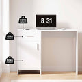 Artiss White Computer Desk 100CM with Drawer Cabinet