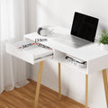 Artiss Computer Desk 90cm White Drawer Cabinet Shelf
