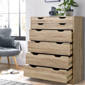 Artiss MYLA 6 Chest of Drawers Oak