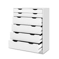 Artiss 6 Drawer Chest White