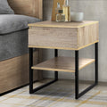 Artiss Bedside Table 1 Drawer with Shelf CASEY