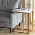 Artiss Marble Effect Coffee Table Side Table Emma