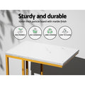 Artiss Marble Effect Coffee Table Side Table Emma