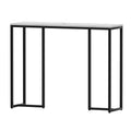 Artiss Console Table Marble Effect White 100cm