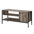 Artiss TV Cabinet 124cm Industrial Wood Storage Stand Entertainment Unit
