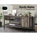 Artiss TV Cabinet 124cm Industrial Wood Storage Stand Entertainment Unit