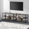 Artiss TV Stand 3-Tier Entertainment Unit Display Shelves Walnut