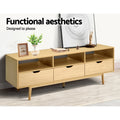 Artiss Wooden Scandinavian Entertainment Unit Natural