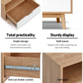 Artiss TV Cabinet 140cm Wooden Entertainment Unit Storage Scandi