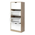 Artiss Shoe Rack Cabinet 4-Tier 60 Pairs White