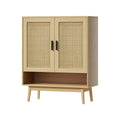 Artiss Shoe Rack Cabinet 5-tier Rattan 20 Pairs Storage