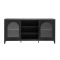 Artiss Buffet Sideboard Shelves Double Doors - Black