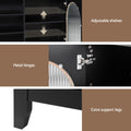 Artiss Buffet Sideboard Shelves Double Doors - Black