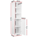 Artiss Bathroom Cabinet 160cm White Storage Organiser