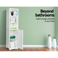 Artiss Bathroom Cabinet 160cm White Storage Organiser