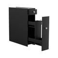 Artiss Wooden Bathroom Storage Cabinet Toilet Tissue Holder Black
