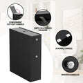 Artiss Wooden Bathroom Storage Cabinet Toilet Tissue Holder Black